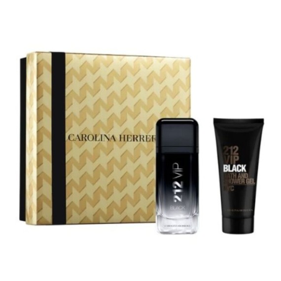 Carolina Herrera 212 Vip Black Подаръчен комплект за мъже