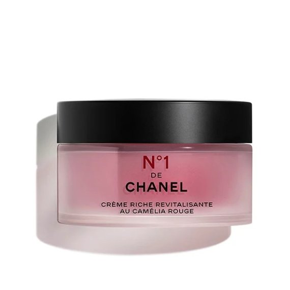 Chanel No.1 de Chanel Créme Riche Revitalisante Au Camélia Rouge Изглаждащ крем за лице и деколте