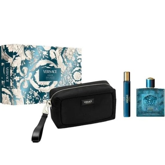 Versace Eros Eau De Parfum Подаръчен комплект за мъже