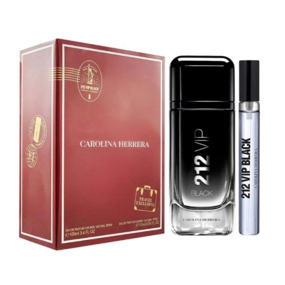 Carolina Herrera 212 Vip Black Подаръчен комплект за мъже
