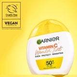 Garnier Skin Naturals Vitamin C Wonder Tint SPF 50+ Слънцезащитен крем за лице за изравняване на тена