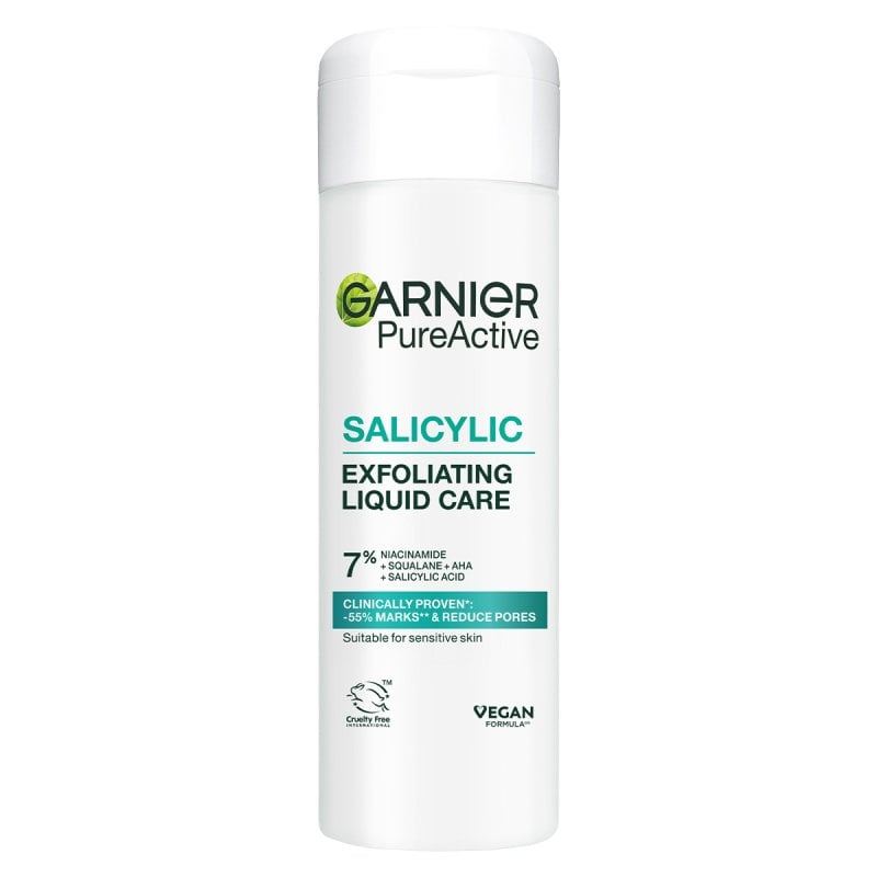 Garnier Pure Active Salicylic Exfoliating Liquid Care Ексфолиант за лице против акне и видими пори