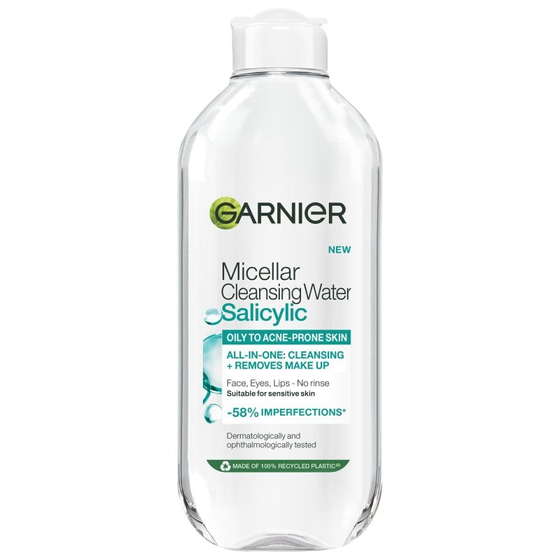 Garnier Salicylic Micellar Cleansing Water All-in-One Дегримираща мицеларна вода за лице