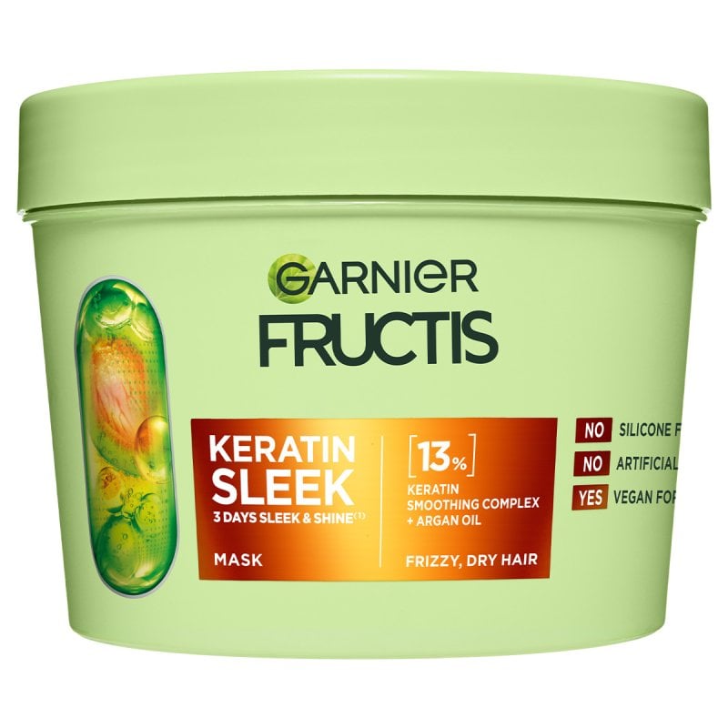Garnier Fructis Keratin Sleek Mask Маска за коса