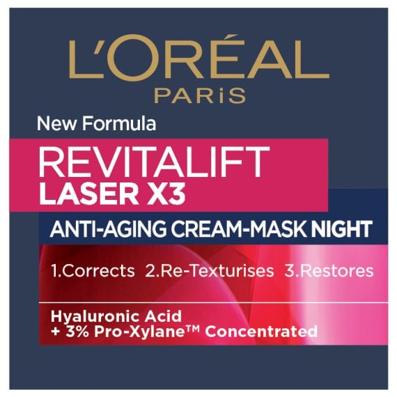 L'Oreal Paris Dermo Revitalift Laser x3 Нощен крем за лице