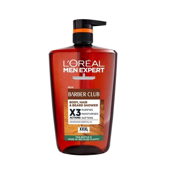 L'Oreal Men Expert Barber Club Body, Hair & Beard Shower Gel Душ гел за мъже