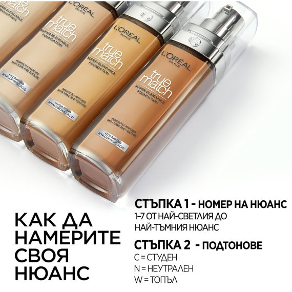 L'Orеal True Match Фон дьо тен 3C Rose Beige