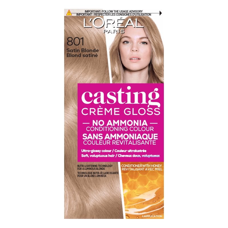 L'Oreal Paris Casting Creme Gloss 801 Satin Blonde Боя за коса