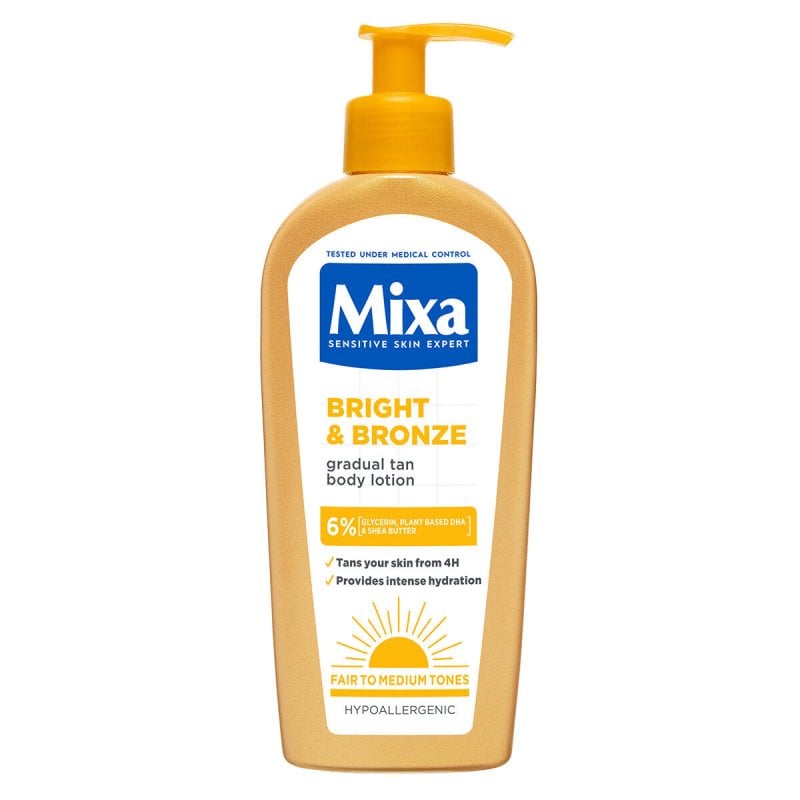 Mixa Bright & Bronze Gradual Tan Body Lotion Бронзиращ лосион