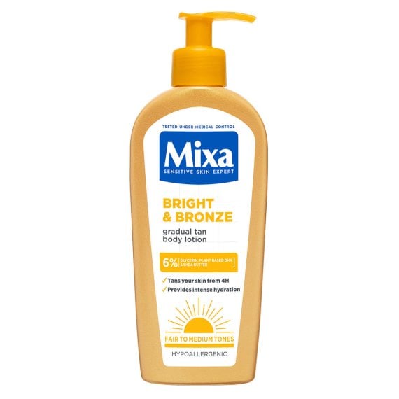 Mixa Bright & Bronze Gradual Tan Body Lotion Бронзиращ лосион