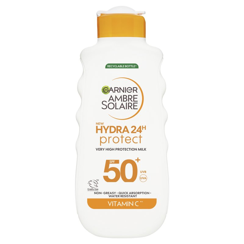 Garnier Ambre Solaire Hydra 24h Protect SPF 50+ Слънцезащитно мляко