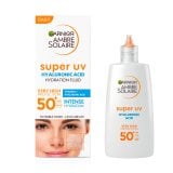 Garnier Ambre Solaire Super UV Fluid SPF 50+ Флуид за лице с хиалурон
