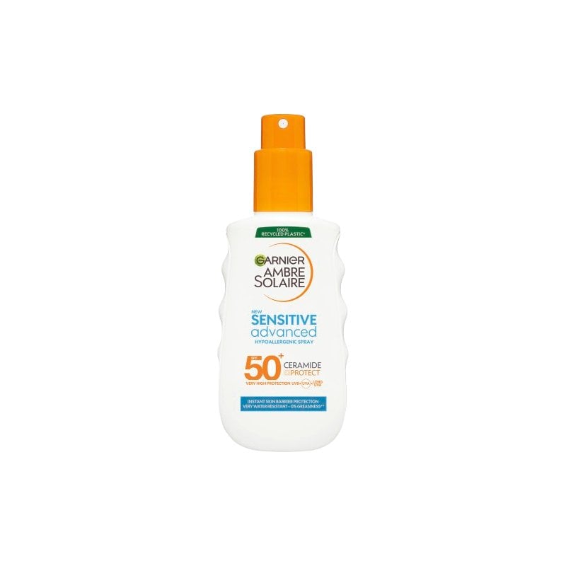 Garnier Ambre Solaire Sensitive Advanced Spray SPF 50+ Слънцезащитен спрей