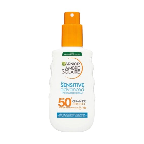 Garnier Ambre Solaire Sensitive Advanced Spray SPF 50+ Слънцезащитен спрей