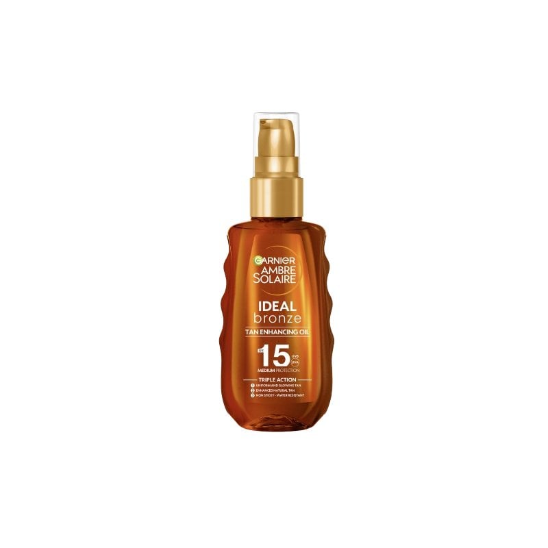 Garnier Ambre Solaire Ideal Bronze SPF15 Бронзиращо слънцезащитно олио