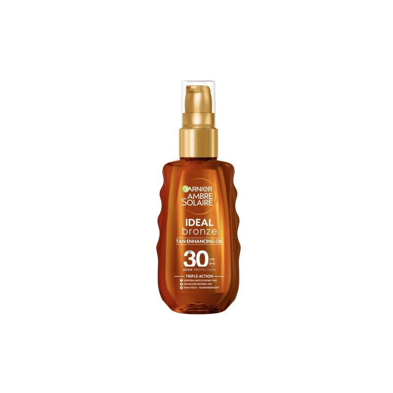 Garnier Ambre Solaire Ideal Bronze SPF30 Бронзиращо слънцезащитно олио