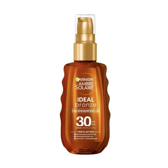 Garnier Ambre Solaire Ideal Bronze SPF30 Бронзиращо слънцезащитно олио