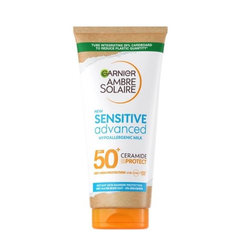 Garnier Ambre Solaire Sensitive Advanced SPF50 Слънцезащитно мляко