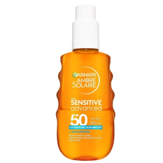 Garnier Ambre Solaire Sensitive Advanced SPF50 Двуфазна слънцезащитна вода