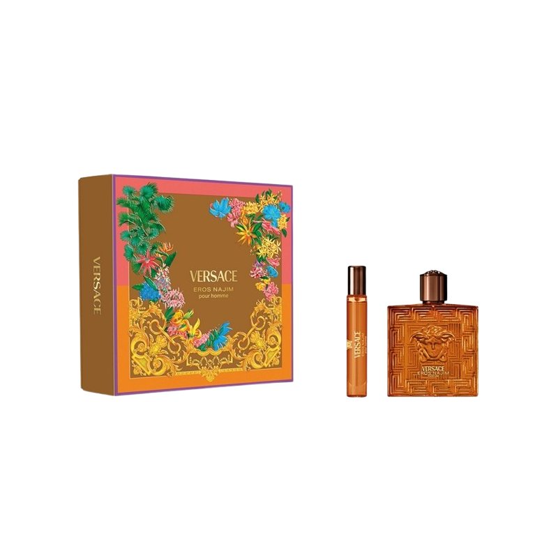 Versace Eros Najim Подаръчен комплект за мъже, Размер Parfum 100 ml + Parfum 10 ml