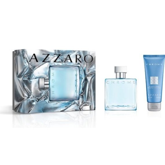 Azzaro Chrome парфюм и шампоан Подаръчен комплект за мъже