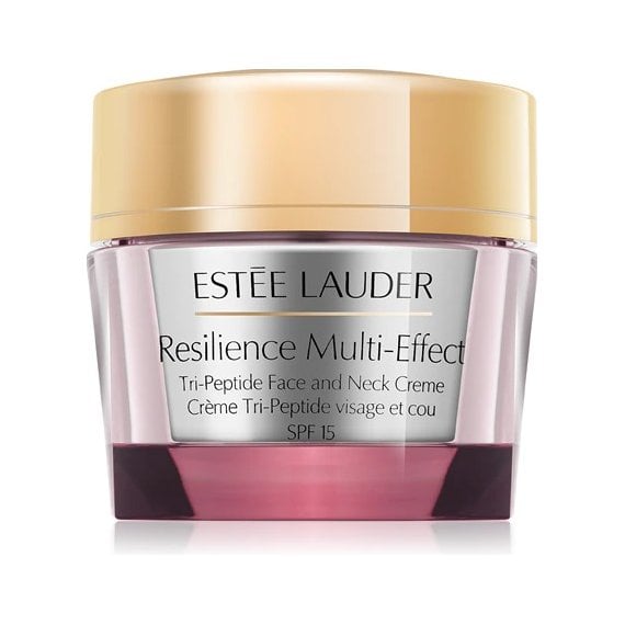Estee Lauder Resilience Multi-Effect Tri-Peptide Face and Neck Creme SPF 15 Дневен крем за лице и шия за суха кожа