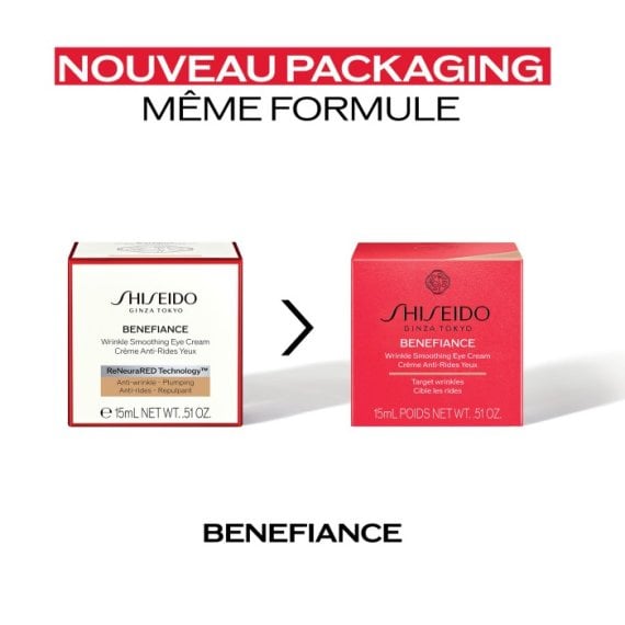 Shiseido Benefiance Wrinkle Smoothing Eye Cream Подхранващ и изглаждащ околоочен крем против бръчки