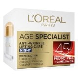 Крем за лице L'Oreal Paris Age Specialist Anti-Wrinkle 45+ Нощен крем