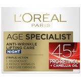 L'Oreal Paris Age Specialist Anti-Wrinkle 45+ Нощен крем