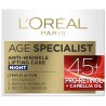 L'Oreal Paris Age Specialist Anti-Wrinkle 45+ Нощен крем