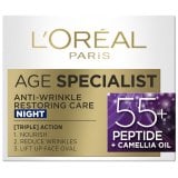 L'Oreal Paris Age Specialist 55+ Нощен крем за лице