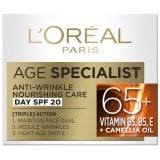 L'Oreal Paris Age Specialist Anti-Wrinkle 65+ Дневен крем