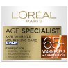 L'Oreal Paris Age Specialist Anti-Wrinkle 65+ Нощен крем