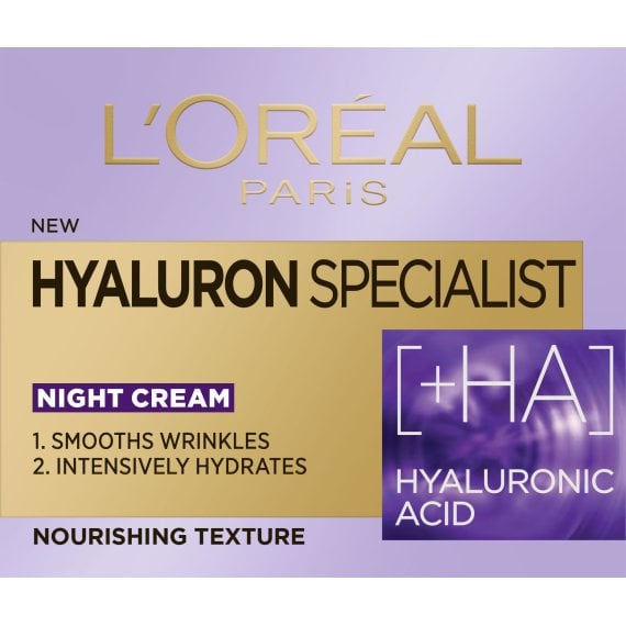 L'Oreal Paris Hyaluron Specialist Нощен крем за лице