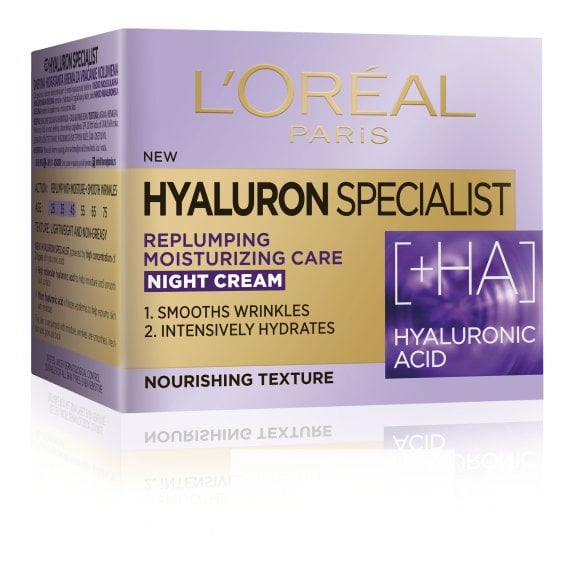 L'Oreal Paris Hyaluron Specialist Нощен крем за лице