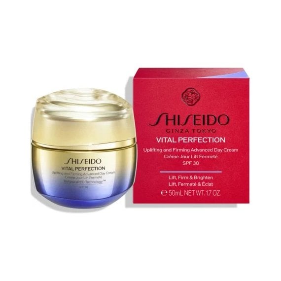 Shiseido Vital Perfection Uplifting and Firming Advanced Day Cream SPF 30 Дневен крем с усилен лифтинг ефект