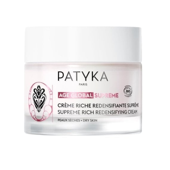 Patyka Age Global Supreme Богат уплътняващ крем за лице за суха кожа
