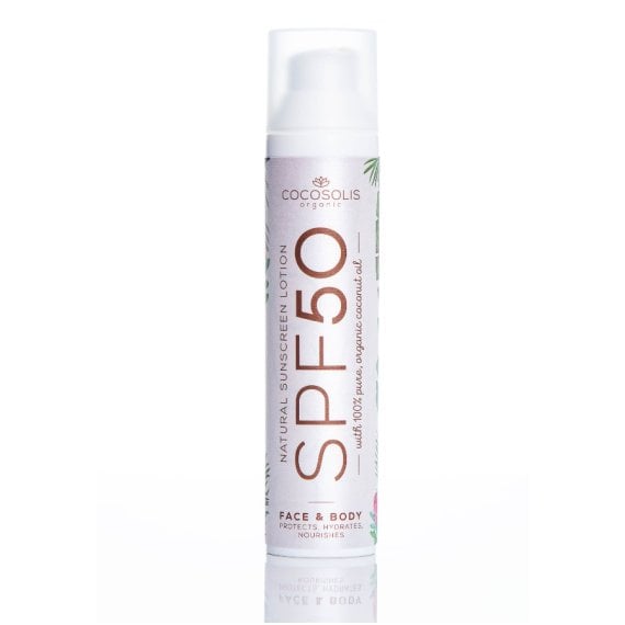 Cocosolis SPF50 Natural Sunscreen Lotion Натурален слънцезащитен лосион