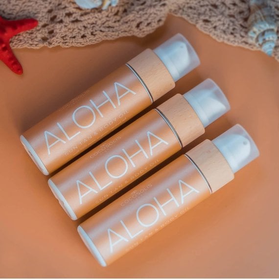 Cocosolis Aloha Suntan & Body Oil Био масло за бърз и наситен тен