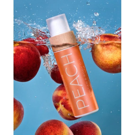 Cocosolis Peach Suntan & Body Oil Био масло за бърз и наситен тен
