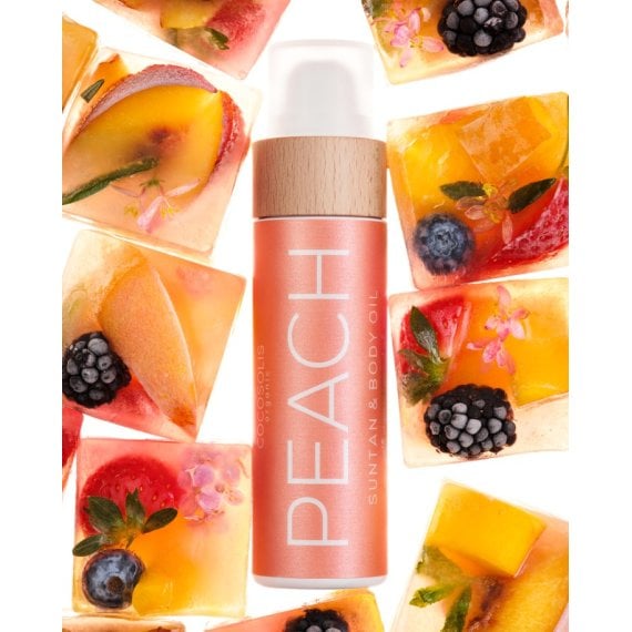 Cocosolis Peach Suntan & Body Oil Био масло за бърз и наситен тен