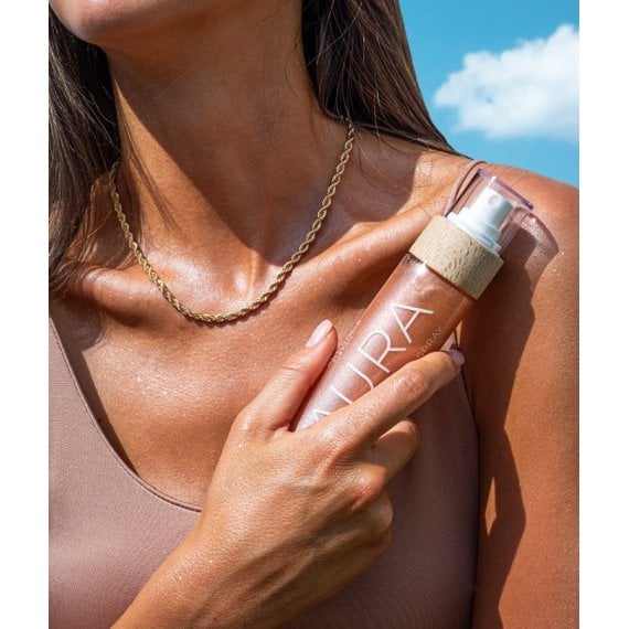 Cocosolis Aura Peptide Shimmer Spray Спрей за тяло с шимър ефект с пептиди