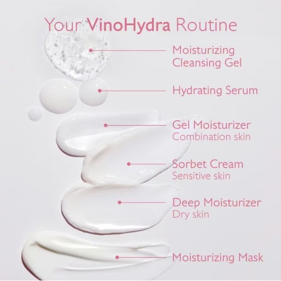 Хидратиращ гел за лице Caudalie VinoHydra почистващ