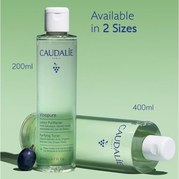 Caudalie Vinopure Purifying Toner Почистващ матиращ тоник за лице