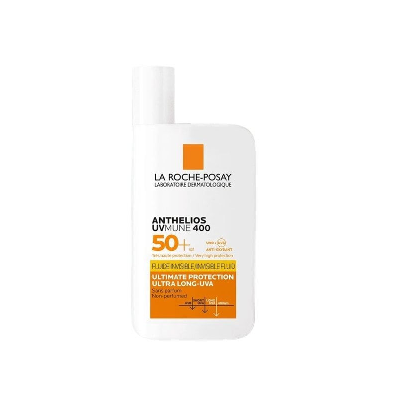 La Roche-Posay Anthelios UVMune 400 Invisible Fluid SPF50+ Слънцезащитен флуид без аромат
