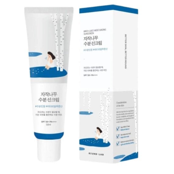 Round Lab Birch Juice Sunscreen Spf50+ Pa+ Слънцезащитен крем за лице
