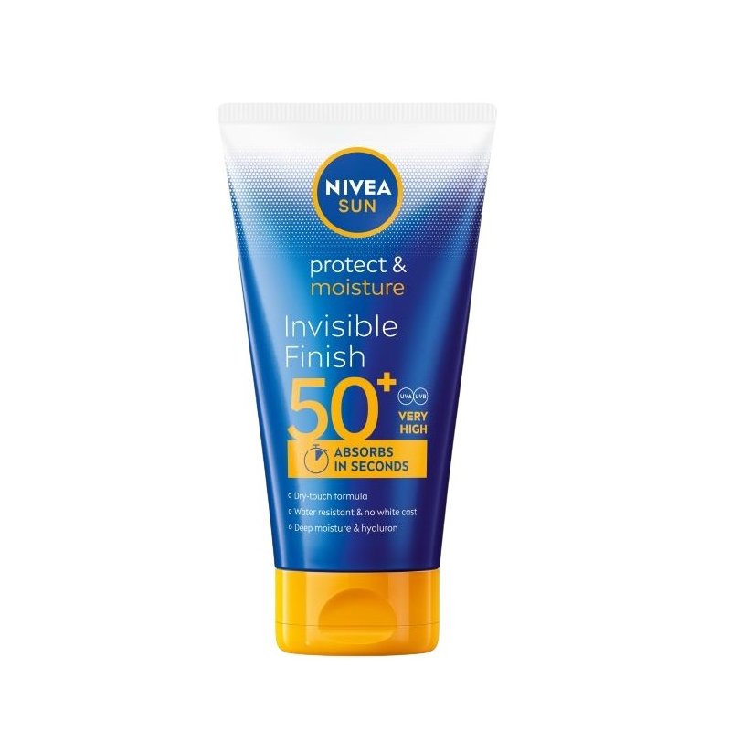 Nivea Sun Protect & Moisture Invisible finish Слънцезащитен лосион SPF50+
