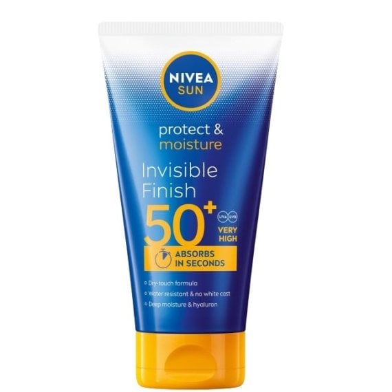 Nivea Sun Protect & Moisture Invisible finish Слънцезащитен лосион SPF50+