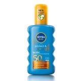 Nivea Sun Protect & Bronze Слънцезащитен спрей SPF 50+
