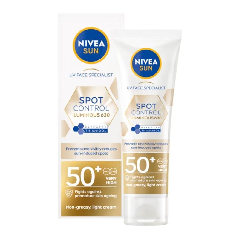 Nivea Sun Слънцезащитен крем за лице Luminous против пигментация SPF 50+